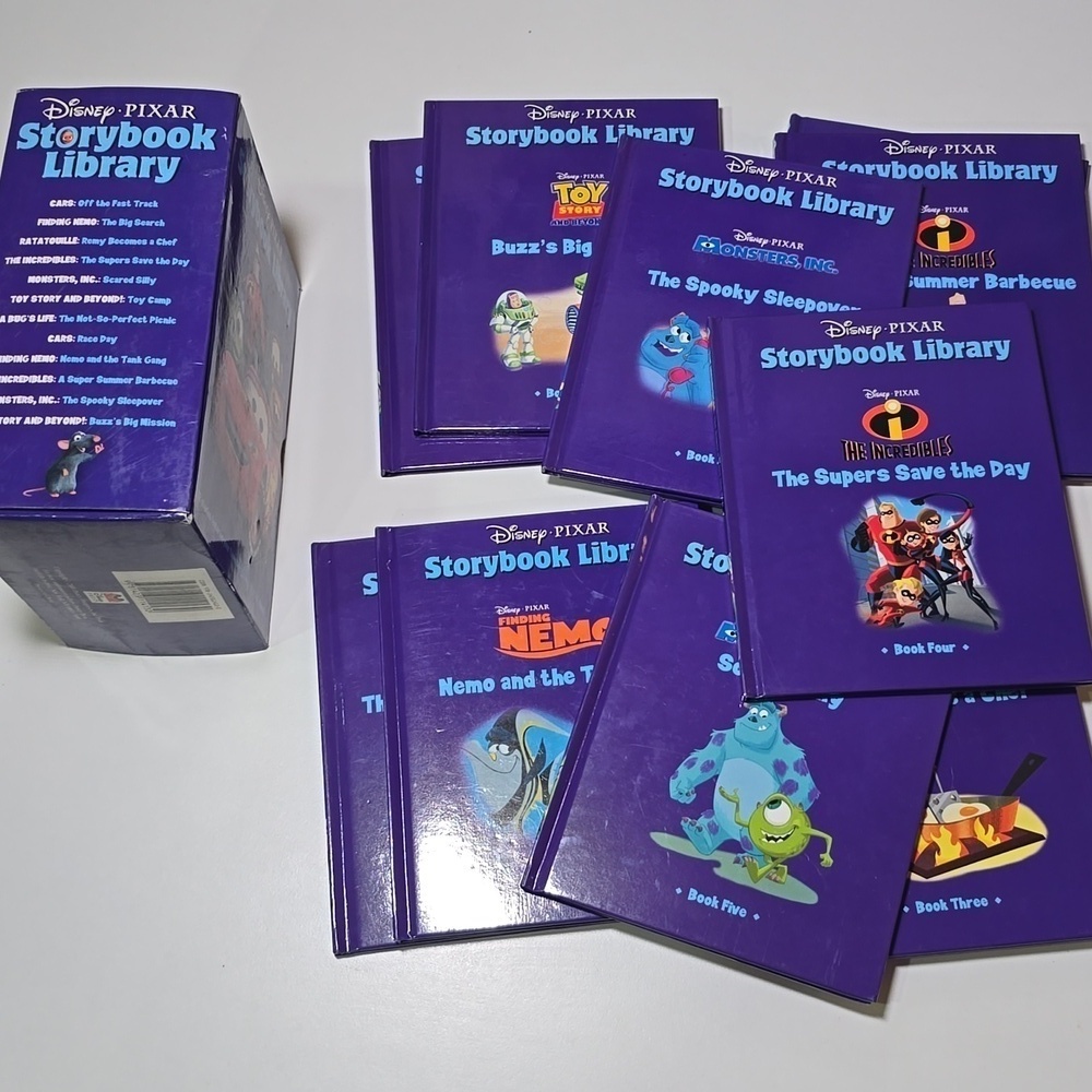 3/$30 DISNEY PIXAR 12 stories book collection